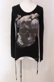 画像1: CIVARIZE / Threat 変形サイドギャザーフラワースカルカットソー 46 ブラック O-25-03-18-002-CI-to-YM-OS (1)