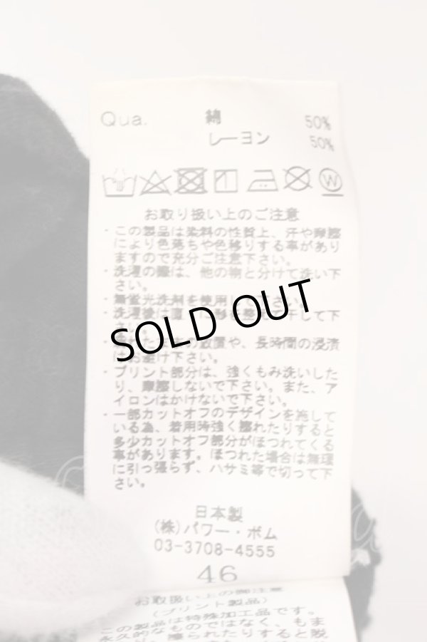 画像4: CIVARIZE / Threat 変形サイドギャザーフラワースカルカットソー 46 ブラック O-25-03-18-002-CI-to-YM-OS (4)