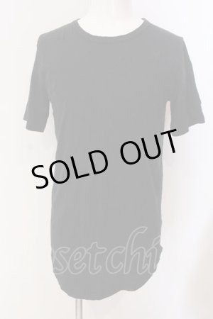 画像: NO ID. / ワッシャーラウンドTシャツ 1 ブラック O-25-03-20-011-NO-ts-YM-ZT011