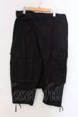 画像1: Roen / ラップサルエルカーゴパンツ L ブラック O-25-03-20-017-Ro-pa-YM-ZT011 (1)