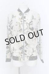 画像: ZARA / タイダイ染めサマーMA-1ジャケット EU S ホワイト O-25-04-04-014-ZA-ja-YM-ZT245