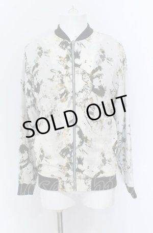 画像: ZARA / タイダイ染めサマーMA-1ジャケット EU S ホワイト O-25-04-04-014-ZA-ja-YM-ZT245