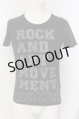 画像: NO ID. / ROCK AND ART MOVEMENT Tシャツ 1 ユーズドブラック O-25-04-06-037-NO-ts-YM-ZT267