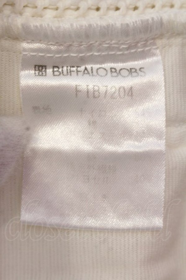画像3: BUFFALO BOBS / STUDENT-RASCHEL イタリアンファブリックラッセル編みサマージャケット 1 ホワイト O-25-04-10-075-BU-ja-YM-ZT077 (3)