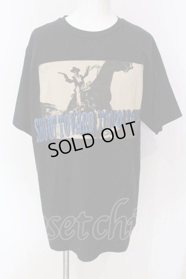 画像1: LGB / HCS/SHOOT TOWARD TOMORROW！/U Tシャツ F ブラック O-25-04-10-013-LG-ts-YM-ZT313 (1)