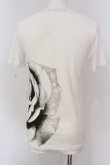 画像2: SEANA / ローズプリントUネックTシャツ L ホワイト O-25-04-10-021-SE-ts-YM-OS (2)