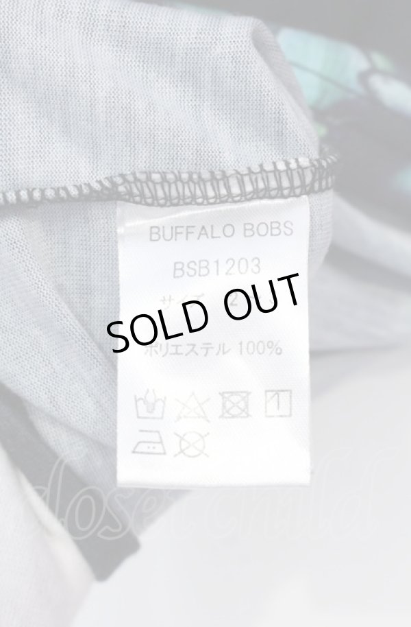 画像3: BUFFALO BOBS / SENKA(センカ)VネックプリントTシャツ 2-3 ブラック O-25-04-11-006-BU-ts-YM-ZT197 (3)