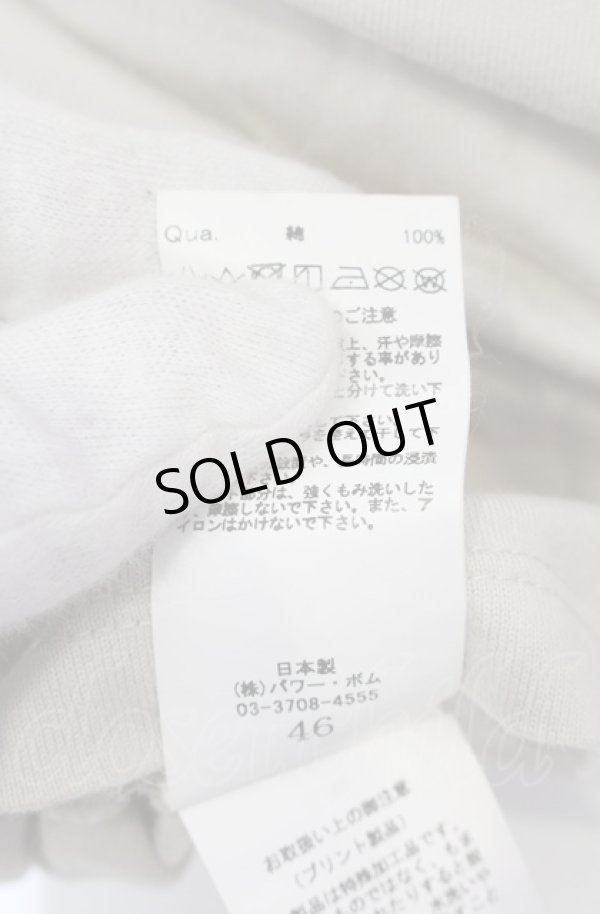 画像4: GOSTAR DE FUGA / ボックスプリントTシャツ 46 ベージュ O-25-04-11-028-GO-ts-YM-ZT313 (4)