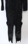 画像3: CIVARIZE / クロゼットフードコーティングジャンプスーツ 46 ブラック O-25-04-18-005-CI-ja-YM-OS (3)