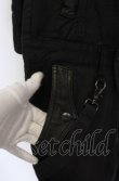 画像9: CIVARIZE / クロゼットフードコーティングジャンプスーツ 46 ブラック O-25-04-18-005-CI-ja-YM-OS (9)