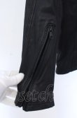 画像7: CIVARIZE / ゴートレザー宇宙襟ライダースジャケット 44 ブラック O-25-05-18-002-CI-ou-YM-ZT0521A (7)