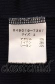 画像3: NO ID. / デュアルウォームテレコラウンドカットソー 2 ネイビー O-25-05-18-037-NO-to-YM-ZT0521A (3)