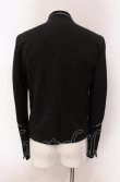 画像3: JURY BLACK / ジップアップレイヤードナポレオンジャケット S ブラック×シルバー O-25-05-18-039-JU-ja-YM-OS (3)