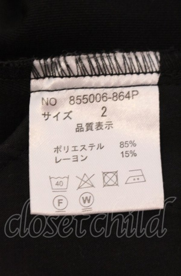画像4: NO ID. / イージーワイドス-ベニアトラウザーズパンツ 2 ブラック O-25-05-18-053-NO-pa-YM-ZT0521A (4)