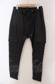 画像1: NO ID. BLACK / コーティングサルエルスキニーカーゴパンツ 2 ブラック O-25-05-18-060-NO-pa-YM-ZT0521B (1)