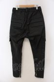 画像2: NO ID. BLACK / コーティングサルエルスキニーカーゴパンツ 2 ブラック O-25-05-18-060-NO-pa-YM-ZT0521B (2)