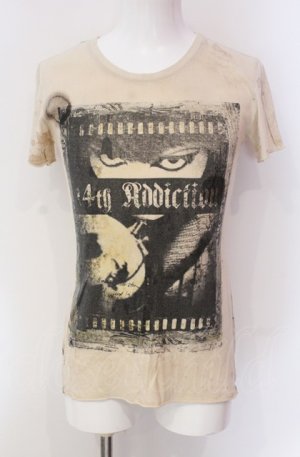 画像: 14th Addiction / Tシャツ 1 アイボリー O-25-05-18-004-14-ts-YM-OS