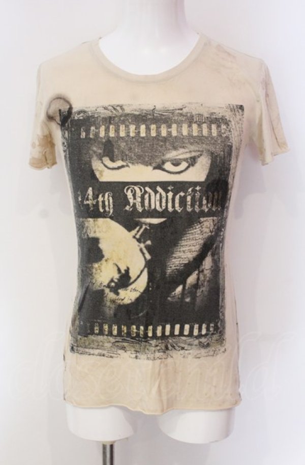 画像1: 14th Addiction / Tシャツ 1 アイボリー O-25-05-18-004-14-ts-YM-OS (1)