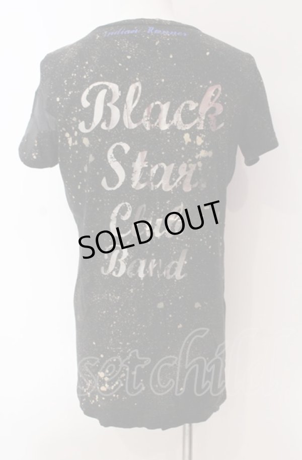 画像2: LGB / BLACK STAR CLUB BAND/LSV/M Tシャツ【メンズ1】 1 ブラック O-25-05-18-009-LG-ts-YM-OS (2)