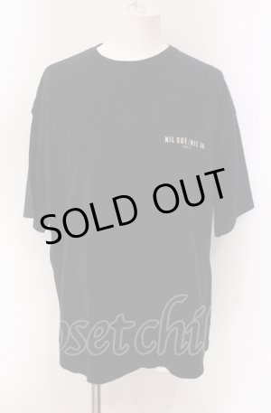 画像: NIL DUE / NIL UN TOKYO / MARBLE INK Tシャツ  ブラック O-25-05-18-019-NI-ts-YM-ZT375