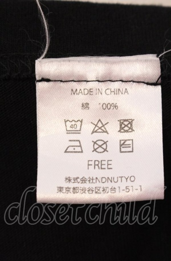 画像3: NIL DUE / NIL UN TOKYO / MARBLE INK Tシャツ  ブラック O-25-05-18-019-NI-ts-YM-ZT0521A (3)