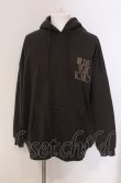 画像1: NIL DUE / NIL UN TOKYO / EMBROIDERY FLOWER HOODIE F チャコール O-25-05-18-020-NI-to-YM-ZT0521A (1)