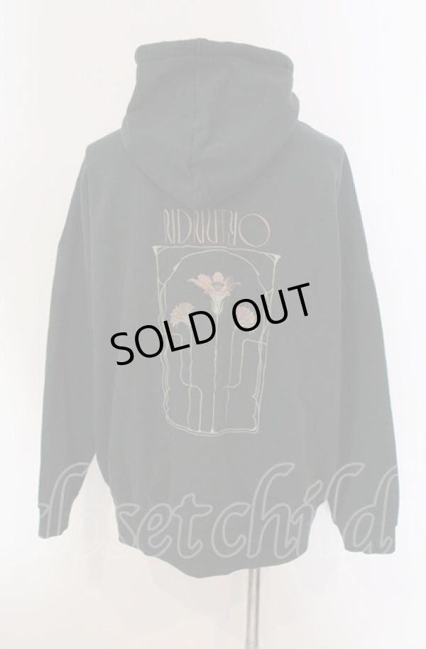 画像2: NIL DUE / NIL UN TOKYO / EMBROIDERY FLOWER HOODIE F グリーン O-25-05-18-021-NI-to-YM-ZT375 (2)