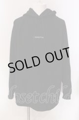 画像: NIL DUE / NIL UN TOKYO / EMBROIDERY LOGO HOODIE F ブラック O-25-05-18-022-NI-to-YM-ZT375