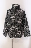 画像1: NO ID. BLACK / スタンドカラーゴブランBIG-BLZブルゾンジャケット ONE ブラックｘシルバー O-25-05-18-024-NO-ja-YM-OS (1)