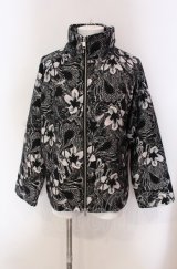 画像: NO ID. BLACK / スタンドカラーゴブランBIG-BLZブルゾンジャケット ONE ブラックｘシルバー O-25-05-18-024-NO-ja-YM-ZT-M019