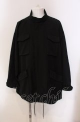 画像: NO ID. / M-65typeBIGショートコート ONE ブラック O-25-05-18-026-NO-ja-YM-ZT-M019