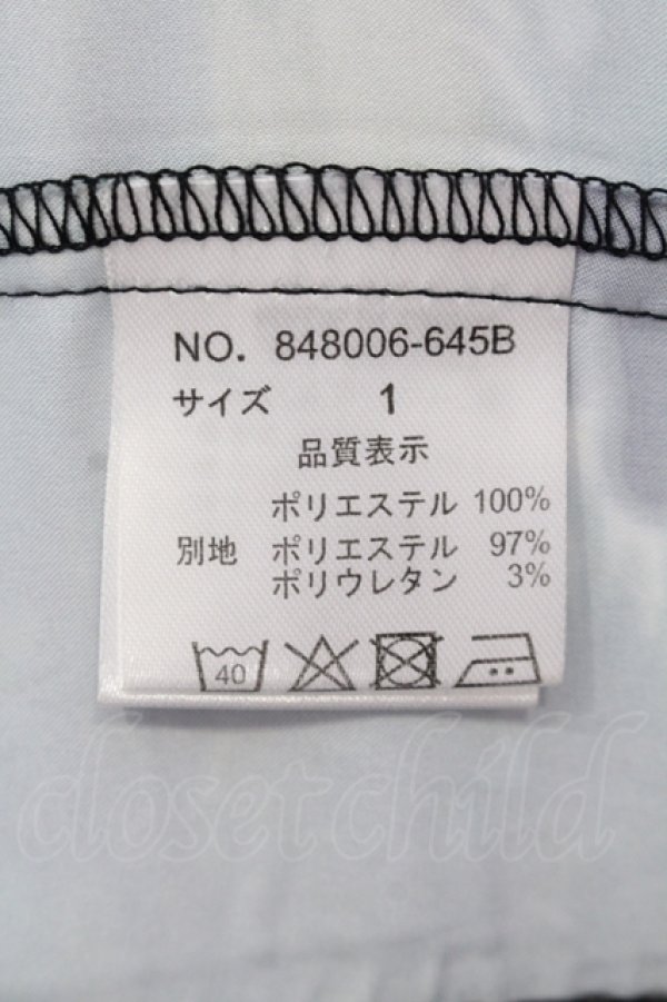 画像3: NO ID. / スカーフ切替シャツブルゾン 1 マルチ O-25-05-22-039-NO-ja-YM-OS (3)