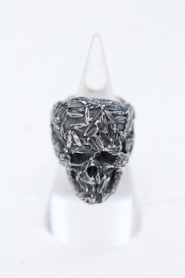 画像1: Justin Davis / LAVENDER SKULL リング 約15号 シルバー O-25-05-22-055-Ju-rg-YM-OS (1)
