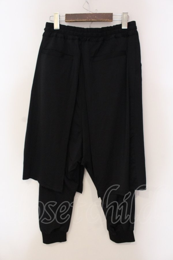 画像2: CIVARIZE / Pope レイヤードサルエルパンツ 44 ブラック O-25-05-22-010-CI-pa-YM-OS (2)