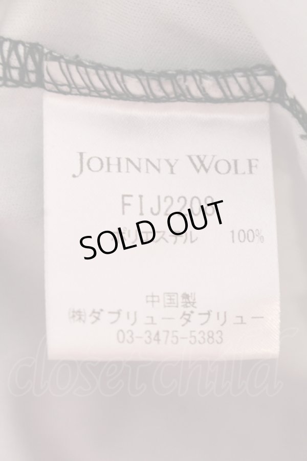 画像3: JOHNNY WOLF / 転写プリントUネックカットソー 1 ブラック O-25-05-22-026-JO-to-YM-OS (3)