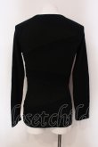 画像2: CIVARIZE / 傾斜ZIPロングカットソー 44 ブラック O-25-05-22-027-CI-to-YM-OS (2)