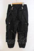 画像2: CIVARIZE / サスペンダー付きコーティングカーゴパンツ 44 ブラック O-25-05-25-035-CI-pa-YM-OS (2)