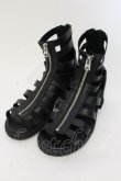 画像1: CIVARIZE / レザーグラディエーターサンダル 42（約27.5cm） ブラック O-25-05-25-057-CI-sho-YM-OS (1)
