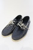 画像1: GOSTAR DE FUGA / シューズ.SEDITIOUSデッキ 43(約27cm ネイビー O-25-05-25-061-GO-sho-YM-OS (1)