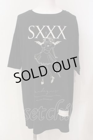 画像: MARDIGRAS(SADS清春) / SXXX BIG Tシャツ  ブラック O-25-05-25-013-MA-ts-YM-OS