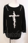 画像1: CIVARIZE / ZIPプリントロンT カットソー F ブラック O-25-05-25-015-CI-to-YM-OS (1)
