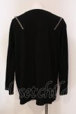 画像3: CIVARIZE / ZIPプリントロンT カットソー F ブラック O-25-05-25-015-CI-to-YM-OS (3)
