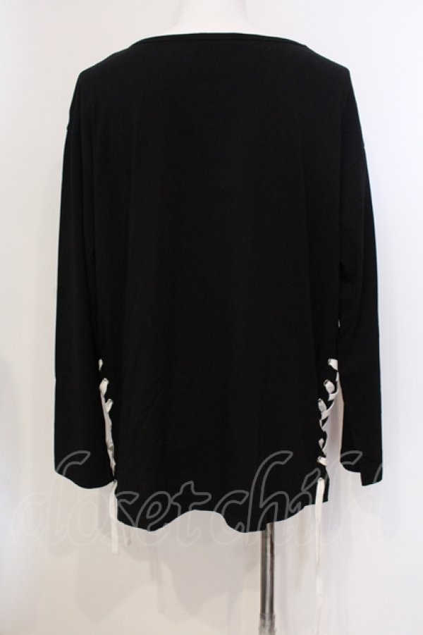 画像3: CIVARIZE / レースUPカットソー F ブラック O-25-05-25-017-CI-to-YM-OS (3)