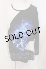 画像: CIVARIZE / Blizzard プリントTシャツ F ブラックｘホワイト O-25-05-25-018-CI-ts-YM-ZT233
