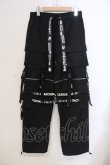 画像1: BACKSTAGE PASS / PARACHUTE PANTS2WAY ワイドパンツ F ブラック O-25-05-25-025-BA-pa-YM-OS (1)