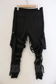 画像2: CIVARIZE / ボンテージカーゴパンツ F ブラック O-25-05-25-031-CI-pa-YM-OS (2)