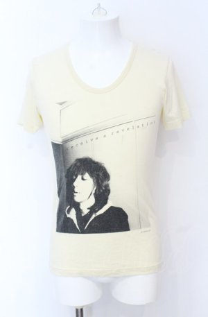 画像: NIGHT KILLER INC / TENSHI NO UTA receive a revelation Tシャツ  クリーム O-25-05-31-004-NI-ts-YM-OS