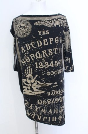 画像: SHARE SPIRIT / Ouija board カットワンピース 36 ブラック O-25-05-31-050-SH-to-YM-OS