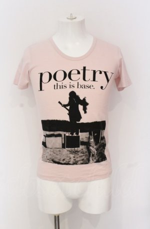 画像: NIGHT KILLER INC / poetry KIYOHARU Tシャツ  ピンク O-25-05-31-007-NI-ts-YM-OS