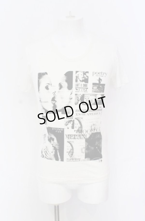 画像1: NIGHT KILLER INC / KISSING Tシャツ  ホワイト O-25-05-31-008-NI-ts-YM-OS (1)